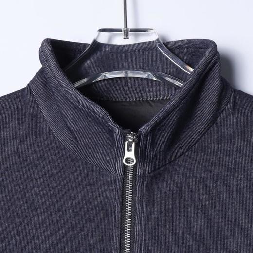 SDSA男装2026新款高贵轻奢高街重磅拼接拉链立领夹克外套百搭宽松 商品图1