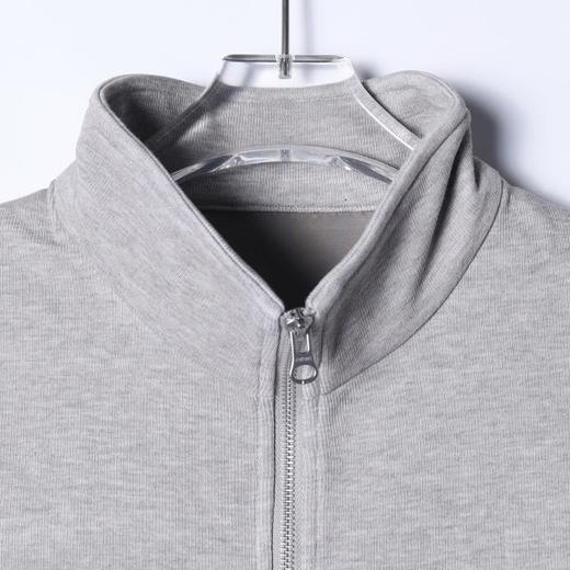 SDSA男装2026新款高贵轻奢高街重磅拼接拉链立领夹克外套百搭宽松 商品图1