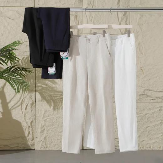 【xlhw1-808】男子春夏舒适亚麻休闲长裤！！ 商品图1