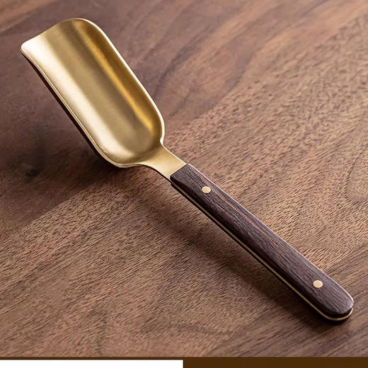 台隆金黑檀木茶铲 商品图3