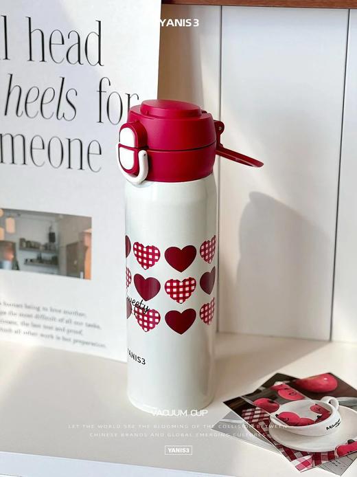 三八女神节福利！无补❗️YANIS3双环提手600ml/弹跳双饮500ml保温杯 26G0303 商品图11