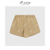 03-2潘依绣丁丁宠粉小众刺绣撞色系带松紧腰休闲短裤Q5598 商品缩略图1