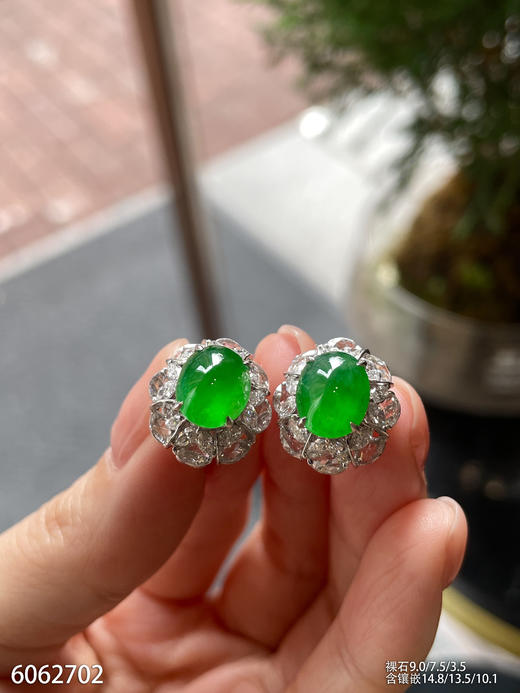6062702，蛋面耳钉。具体价格微信咨询 商品图5