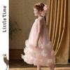 littletime女童梦幻公主风无袖网纱连衣裙超仙蓬蓬蛋糕裙演出服 商品缩略图3
