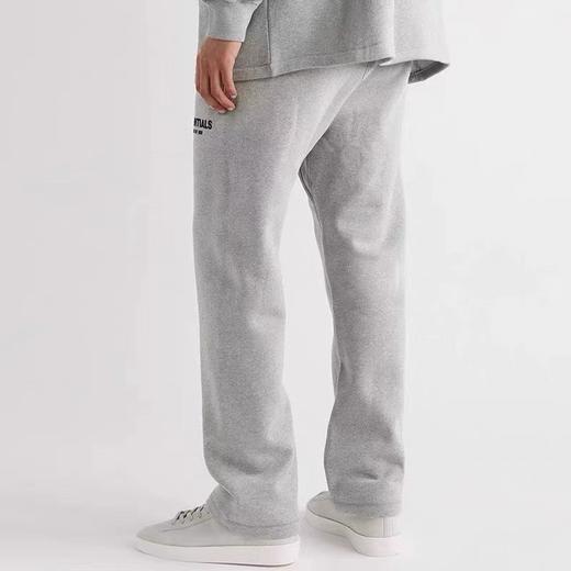 春季FOG ESSENTIALS美式高街运动宽松纯棉毛圈抽绳直筒长裤 商品图3