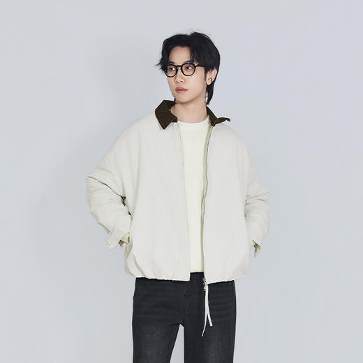 【新品上新】HX 冬季短款翻领羽绒服Z100540092101 商品图1