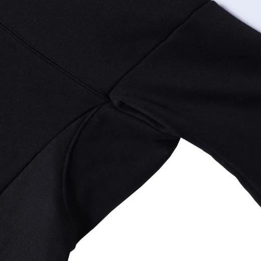 SDSA男装2026新款高贵轻奢前下摆开衩宽松圆领长袖T恤纯色百搭 商品图2