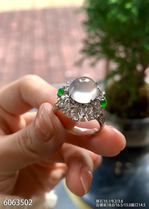 6063502，蛋面戒指。具体价格微信咨询 商品图0
