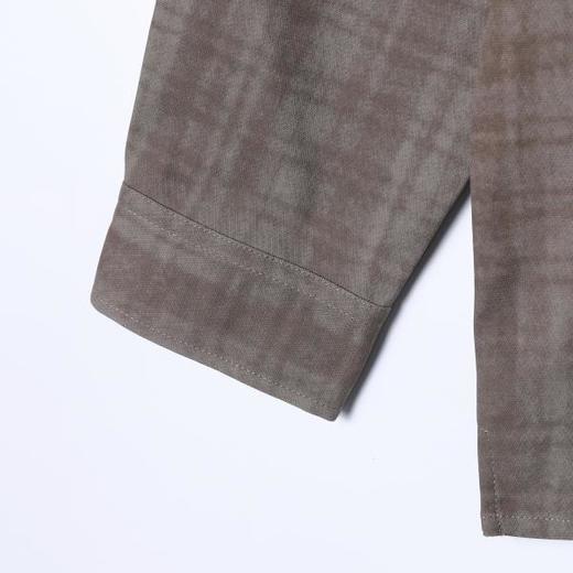 SDSA男装2026新款高贵轻奢美式复古衬衫夹克外套百搭宽松格纹上衣 商品图3