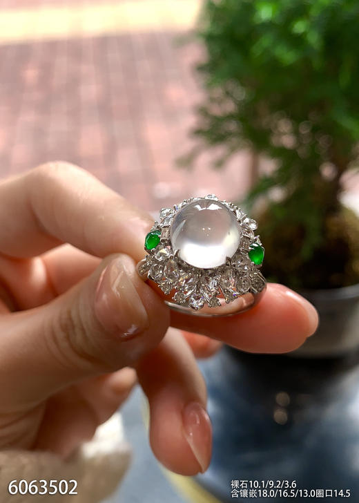 6063502，蛋面戒指。具体价格微信咨询 商品图2