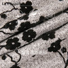 天猫同步【私藏尖货！】拉夏贝尔/La Chapelle复古文艺植绒碎花设计长袖T恤柔软圆领百搭长袖打底衫 商品缩略图3