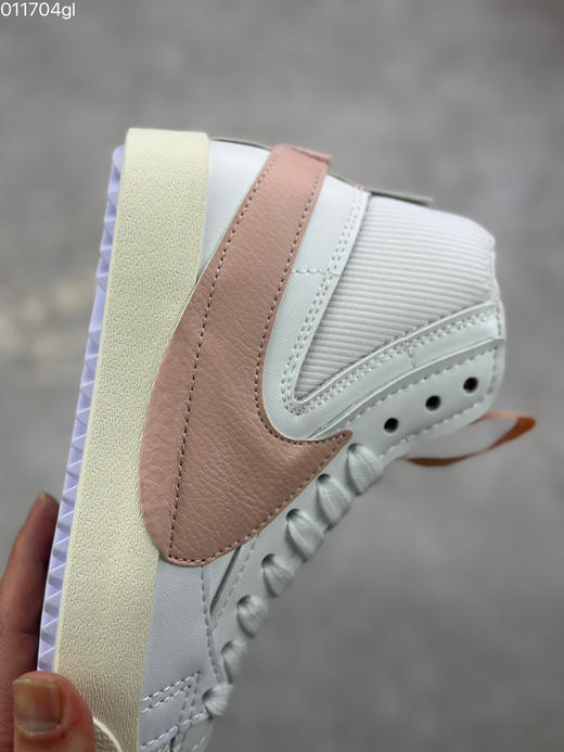 春季特惠💰290 Nike Blazer Mid '77 jumbo "university blue" 解构设计 中帮 板鞋 经典百搭中帮开拓者休闲运动板鞋 商品图5