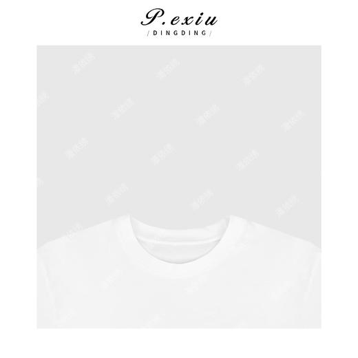 03-2潘依绣丁丁宠粉小众暗扣设计圆领短袖T恤Q5641 商品图2