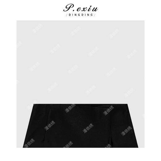 03-2潘依绣丁丁宠粉法式气质光泽感围裹一片式短裤Q4462 商品图2