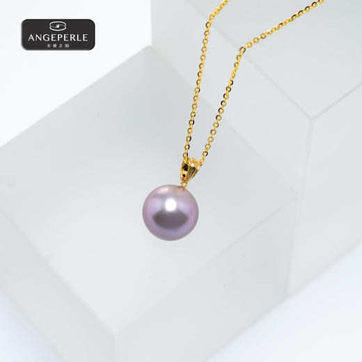 天使之泪 18K金扣头淡水珍珠爱迪生吊坠 TSGY200 商品图1