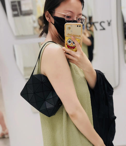 ISSEY"MIYAKE三宅丘比特小方包斜挎包 商品图0