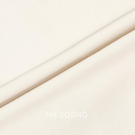THESOONG|"米调"极简风混纺肌理松弛感杏色中长款风衣外套女8604 商品图2