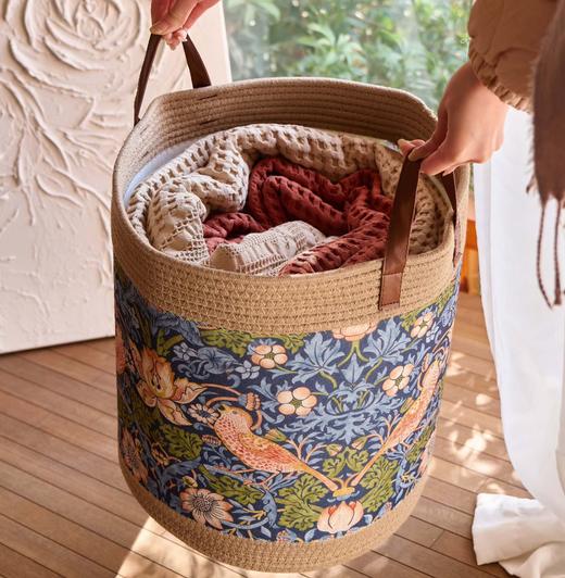 MorrisArt草莓小偷精致绵绳收纳筐 软糯绵绳精致耐用 百搭高级感 家中收纳刚需！  商品图9