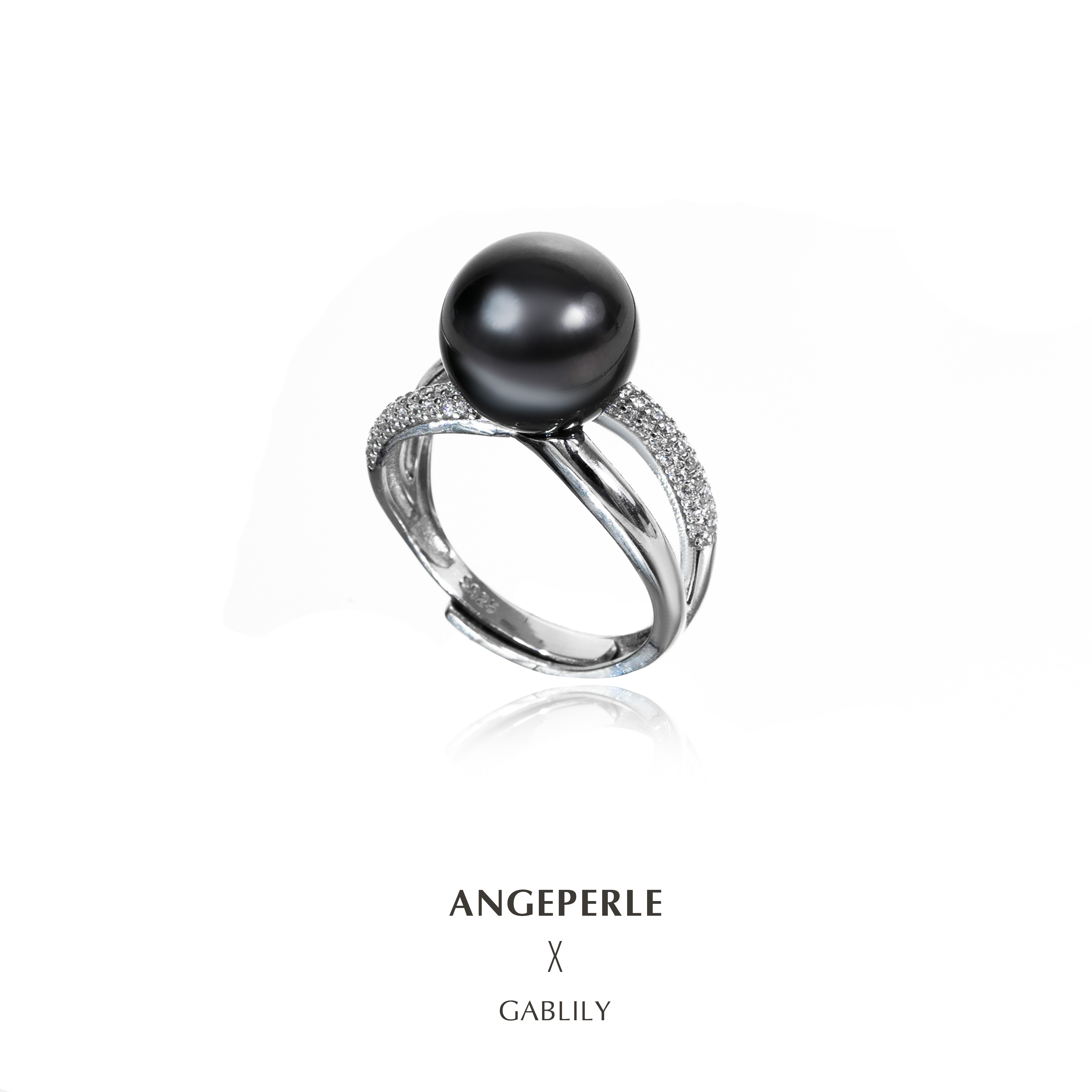 天使之泪 S925银海水珍珠大溪地戒指 TSJCY309