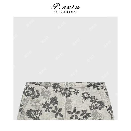 03-2潘依绣丁丁宠粉时髦简约百搭重工提花短裤Q2018 商品图2