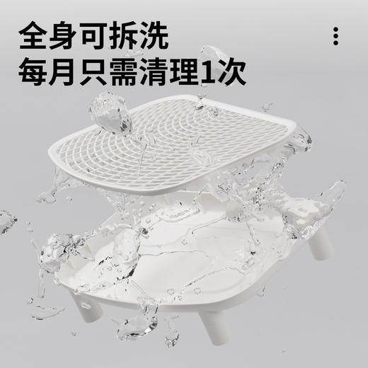 猫砂盆超大号防外溅猫厕所控砂台套装防臭防漏砂猫沙盆巨大屎尿盆 商品图3