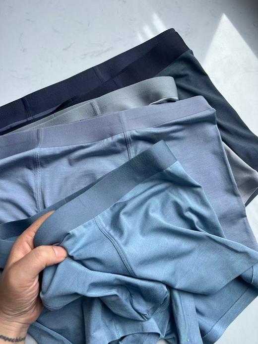 直发 【发三条】纯元，曼//芬 兰精莫代尔 男士平角裤 商品图11