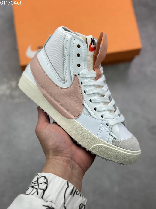 春季特惠💰290 Nike Blazer Mid '77 jumbo "university blue" 解构设计 中帮 板鞋 经典百搭中帮开拓者休闲运动板鞋 商品图0