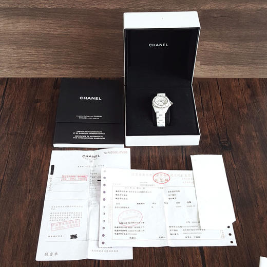 【95新】CHANEL 香奈儿H1628石英机芯日期显示33MM（女款）J12系列陶瓷270226NJS06 商品图1