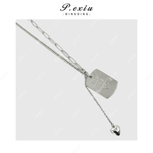 03-2潘依绣丁丁宠粉冷淡风轻奢小众设计感锁骨链项链 CF2512 商品图1