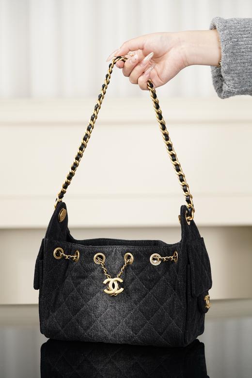 香奈儿 26P系列 25bag mini牛仔黑 商品图4