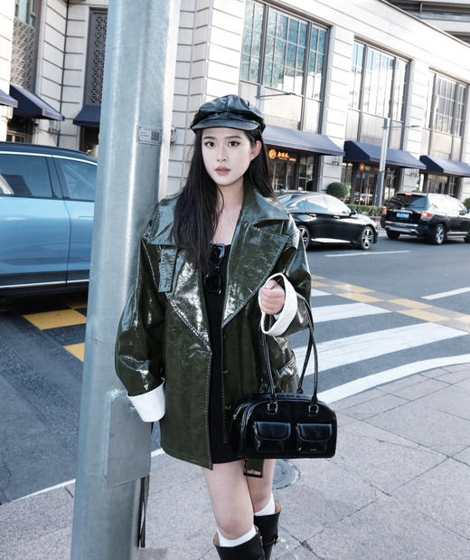 正品韩国Stand Oil女士单肩保龄球包090703 商品图10