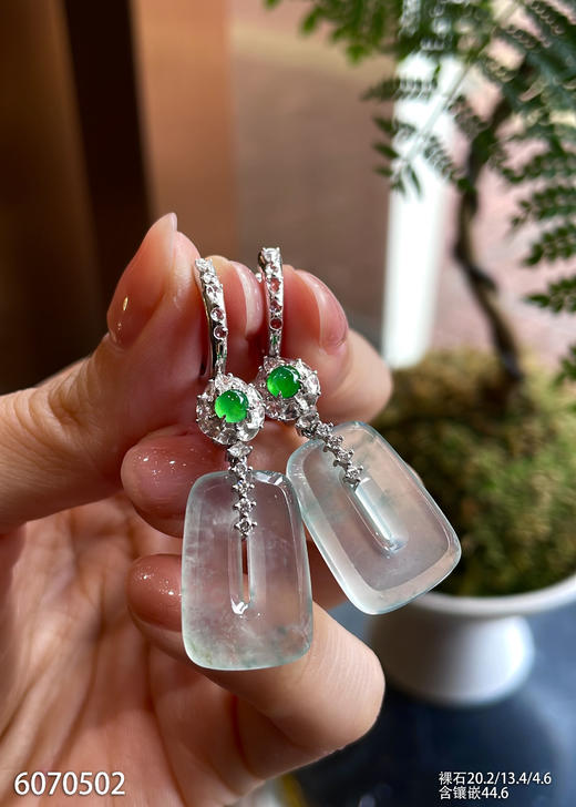 6070502，平安扣耳坠。具体价格微信咨询 商品图0