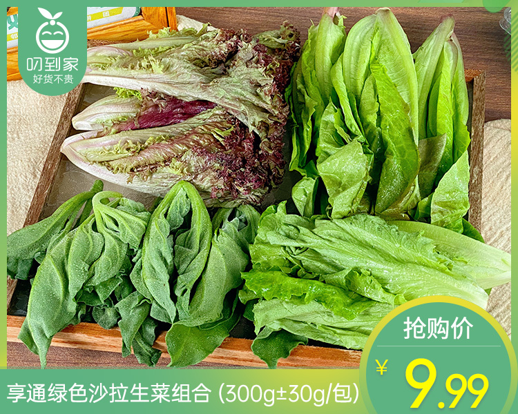 享通绿色沙拉生菜组合（300g±30g/包）