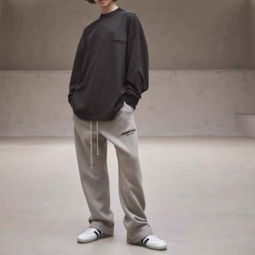 春季FOG ESSENTIALS美式高街运动宽松纯棉毛圈抽绳直筒长裤 商品图6