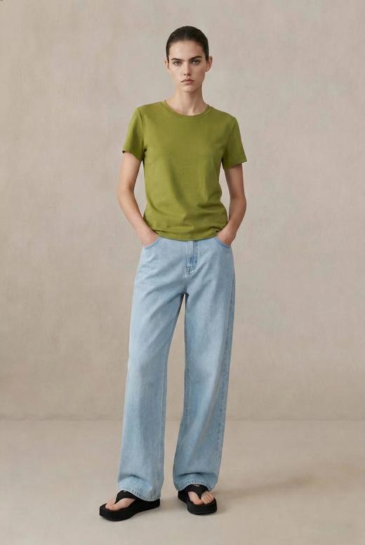 二店y 【XT5430】正肩瘦瘦短袖T恤 高弹修身不紧身 穿出饱满曲线感 商品图2