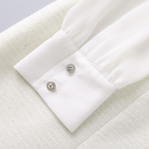 新款气质千金感亮丝编织小香风鱼尾连衣裙礼裙	 WLZD2602401 商品图3