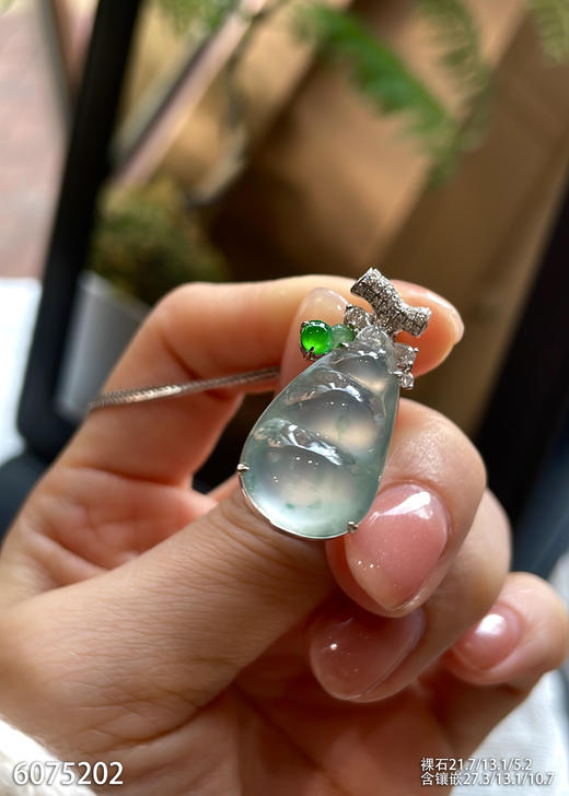 6075202，福豆吊坠。具体价格微信咨询 商品图0