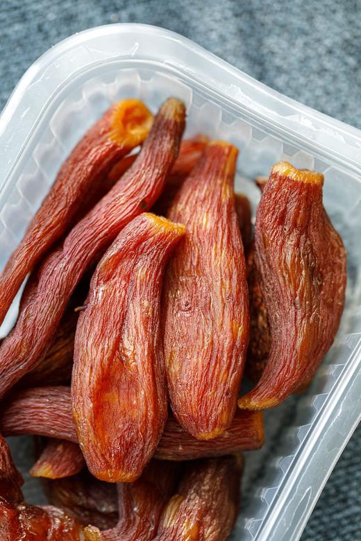 【带皮地瓜干】整根烤地瓜-200g/盒 （每盒8-12根左右 ）基地直邮 商品图0