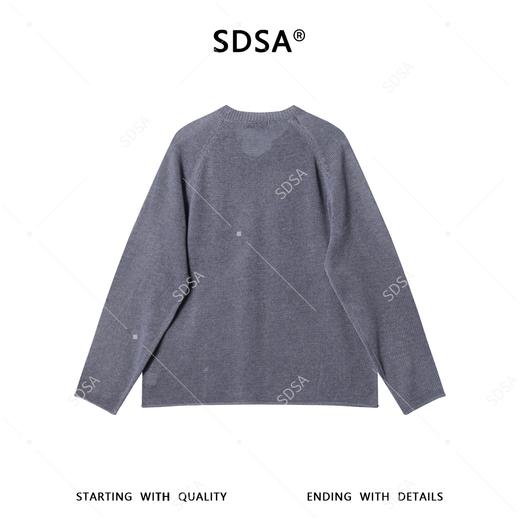 MY001SDSA男装2026新款高贵轻奢简约时尚半开抽绳领针织衫百搭慵懒风 商品图4