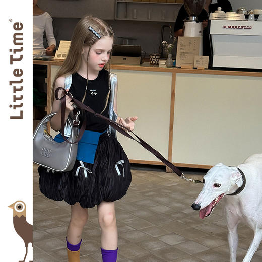 littletimeY2K潮牌设计感无袖背心套装女春夏街头风半裙两件套 商品图2