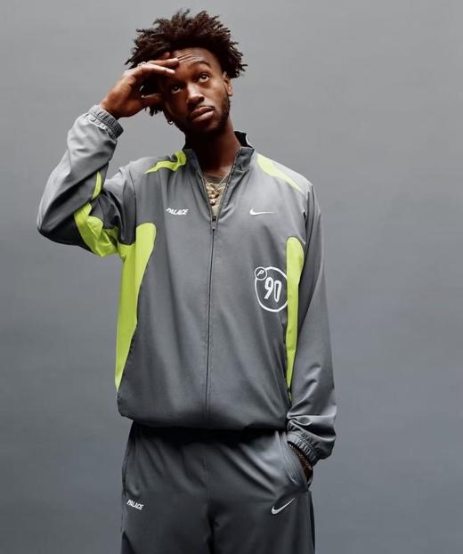 【2fz1】 联名款！情侣羔品质拼接运动休闲长裤+拉链夹克套装！！ 商品图0