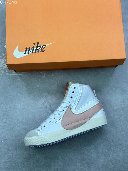 春季特惠💰290 Nike Blazer Mid '77 jumbo "university blue" 解构设计 中帮 板鞋 经典百搭中帮开拓者休闲运动板鞋 商品图2
