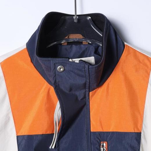 SDSA男装2026新款高贵轻奢美式简约撞色拼接立领夹克外套百搭宽松 商品图1