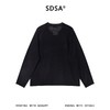 SDSA男装2026新款高贵轻奢简约时尚半开抽绳领针织衫百搭慵懒风 商品缩略图4