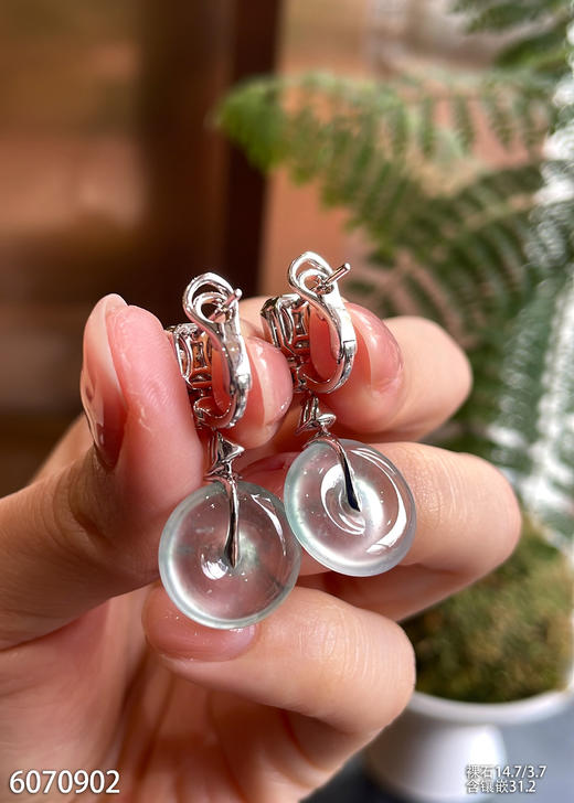 6070902，平安扣耳坠。具体价格微信咨询 商品图5