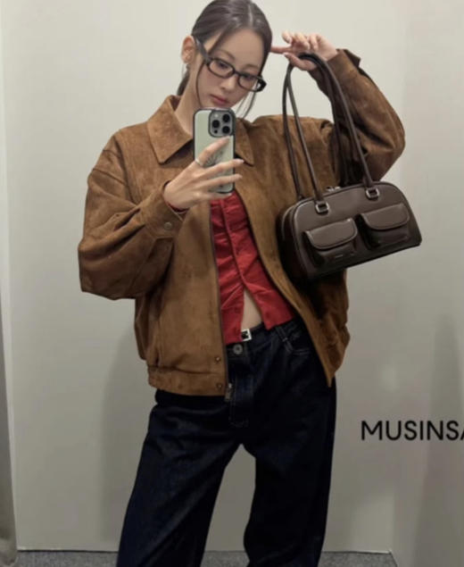 正品韩国Stand Oil女士单肩保龄球包090703 商品图9