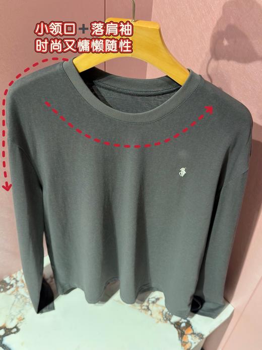 Ralph Laure*n 拉夫劳*伦 经典款棉质圆领长袖打底T 商品图12