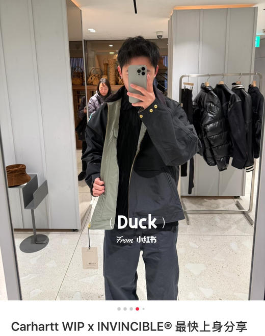 原单𝐂𝐚𝐫𝐡𝐚𝐫𝐭𝐭&𝐈𝐧𝐯𝐢𝐧𝐜𝐢𝐛𝐥𝐞卡特双面穿夹克030705 商品图13