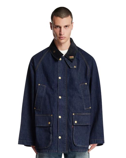 Barb*ur×Le*i's® 联名限量款牛仔丹宁宽松牛仔夹克外套 商品图1