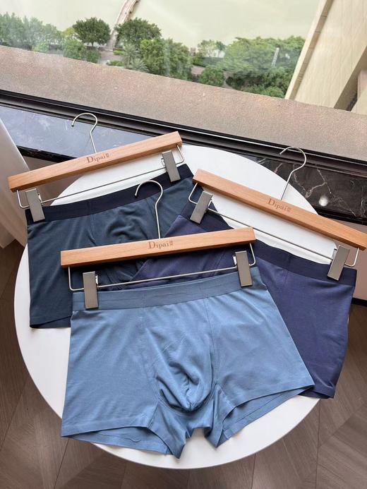 直发 【发三条】纯元，曼//芬 兰精莫代尔 男士平角裤 商品图8